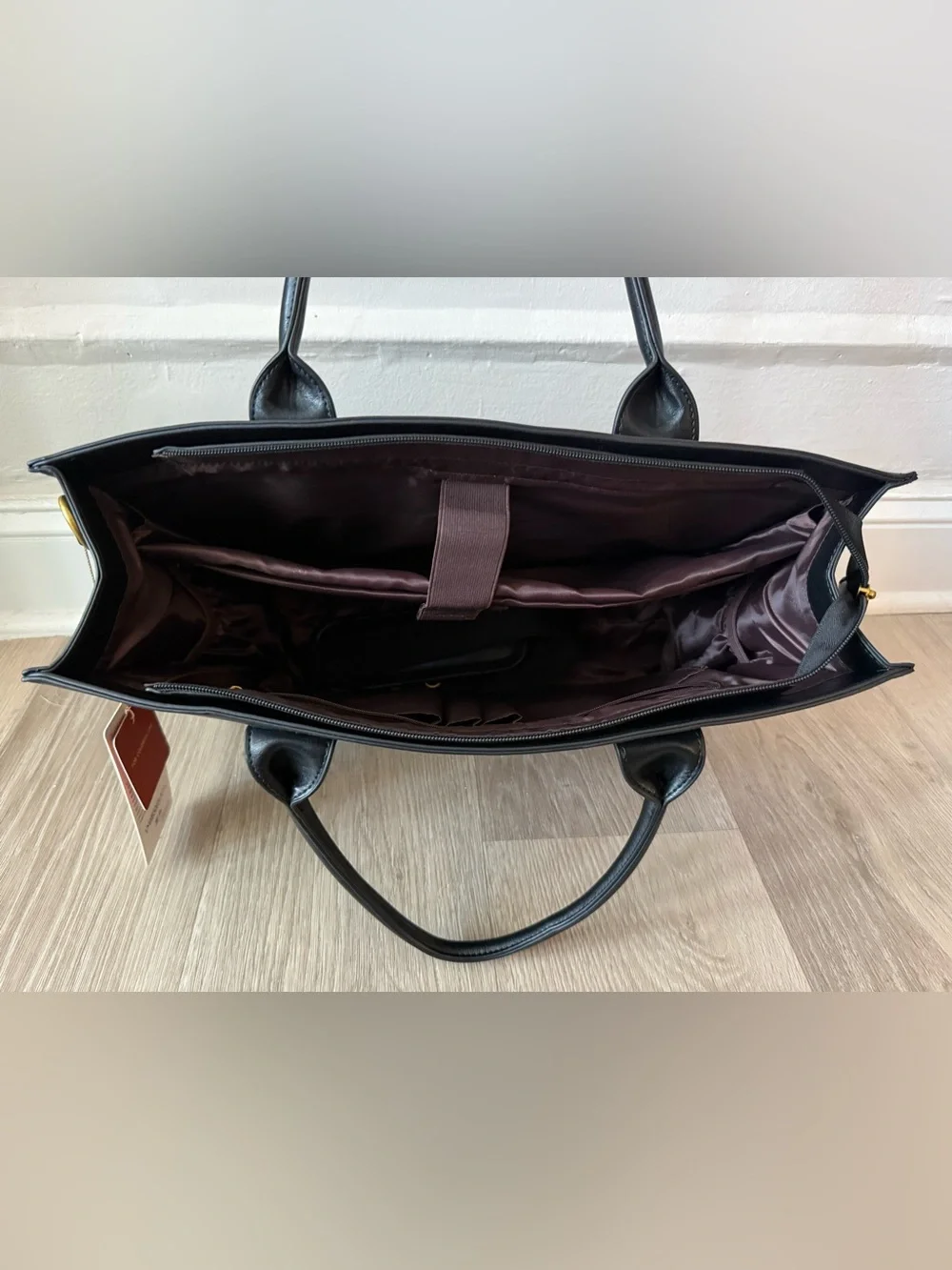 Lovevook Leather Laptop/Work Tote Bag